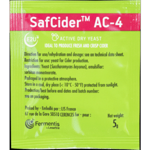 SafCider TF-6 Dry Cider Yeast